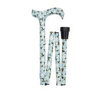 Classic Canes, Bees Four Section Folding Walking Stick - Uniquely Designed, Elegant, Lightweight, Durable, Aluminium, Adjustable 82-92 cm - Ergonomic Grip with Non-Slip Rubber Ferrule