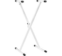 Classic Cantabile X Keyboard Stand Height Adjustable White