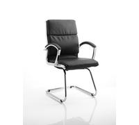 Dynamic Classic Cantilever Chair Black with Arms