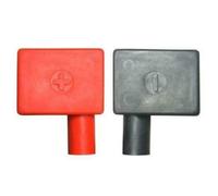 Classic Car Battery Terminal Cover Left Right Pair Positive & Negative