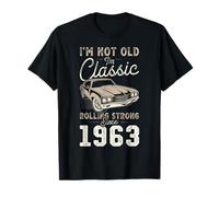 Classic Car Born in 1963 62nd Birthday T-Shirt