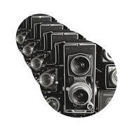 Classic Car Camera Air Fresheners 4 Pack Round Shape Car Hanging Scented Cards Auto Mirror Pendant Aromatherapy Tablets for Car Home