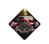 Classic Car Car Air Fresheners Cards 4 Pcs Long Lasting Car Fresheners Gifts for Men Women Auto Aromatherapy Tablets Hanging Scented Card Rearview Mirror Pendant - Lavender Scent