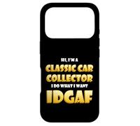 Classic Car Collector IDGAF Costume For Rare Car Collections Case for iPhone 17 Pro