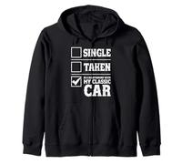 Classic Car Funny Project Car Zip Hoodie