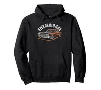 Classic Car Guy Whose Eyes Follow Every Old Easily Pullover Hoodie