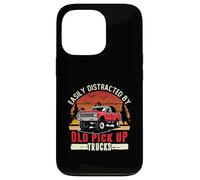 Classic Car Lover Easily Distracted By Old Pickup Trucks Case for iPhone 13 Pro