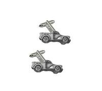 classic car Morris Minor Pick Up ref162 Pewter Effect Cufflinks classic car