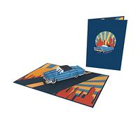 Classic Car Pop up Card Father’s Day 3D Card Greeting Cards for Dad, Husband, Boyfriend Anniversary Pop Up Cards, Handmade card