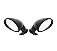 Classic Car Side Mirror Set - 1 Pair of Black Rearview Mirrors, Vintage Car Restoration Accessory, Enhance Your Vehicle's Exterior Look and Safety