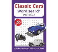 Classic Car Word Search Puzzle Book: Word Searches with Easy to Read Print about Classic Cars, Engines, Models, Vintage Rides, Muscle Cars and More | ... Holidays and Free Times for all Ages