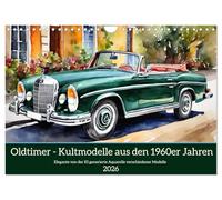Classic cars - cult models from the 1960s UK-Version (Wall Calendar 2026 DIN A4 Landscape), CALVENDO 12 Month Wall Calendar