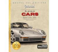 Classic Cars Global Icons 1980s: Wide Reverse Coloring Book and Ink Tracing Activity for Classic Car Lovers. Inky Doodle Day: Bold and Easy Activity ... Italian Masterpieces. Retro Cars, Sports Ca