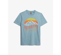 Classic casual T-shirt Superdry Great Bleu L