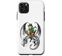 Classic Celtic Irish St Patrick Day Dragon And Leprechaun Case for iPhone 11 Pro Max