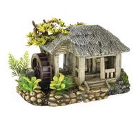 CLASSIC Character Buildings Water Mill Aquarium Ornament 220mm