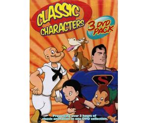Classic Characters 3 DVD Pack - Superman & Popeye: Out To Punch, Molly Moo Cow and Friends, and Aesop's Fables