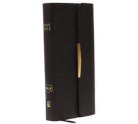 NKJV, Checkbook Bible, Compact, Bonded Leather, Black, Wallet Style, Red Letter : Holy Bible, New King James Version