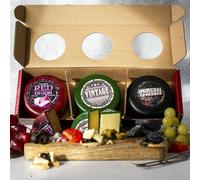 Classic Cheese Truckle Trio. Cheese Selection Gift Box. A Great Gift For Foodies And Cheese Lovers. A Favourite Cheese Selection.