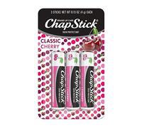 Classic (Cherry Flavor, 0.15 Ounce, 3 Sticks) Skin Protectant Flavored Lip Balm Tube