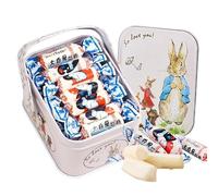 Classic Chinese-style beautifully packaged milk candy in a tin box. Delicious and sweet, with a perfect balance of softness and firmness, it makes a wonderful snack or gift. (114g,Milk flavor)