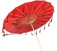 Classic Chinese-style umbrellas, hand-painted silk Oil Paper Umbrella Antique Parasol Tassel Umbrella Classical Dance Umbrella Folding Craft Parasol Oriental Paper Umbrella