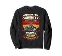 Classic Christian Motorcycle Biker Vintage Retro God Grant Sweatshirt