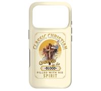 Classic Christian Saved by the Blood Filled with His Spirit Case for iPhone 17 Pro