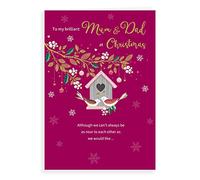Classic Christmas Card Mum & Dad - 9 x 6 inches - Regal Publishing, C85428