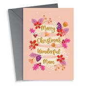 Classic Christmas Card - Wonderful Mam