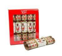 Classic Christmas Family Party Crackers for loved ones | Birthday Party Crackers | Luxury Christmas Party Crackers | 10” x 12” (NUTCRACKER)