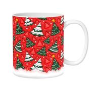 Classic Christmas Hanging Ornaments Set Christmas Mug Inflated Snowman Mug Santa Press Puffy 15oz 11oz Coffe for Festive Celebrations