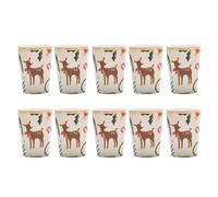 Classic Christmas Hanging Ornaments Set Christmas Themed Party Paper Plates And Cups Set Festive Tableware Gold-stamping Decoration Party Supplies Banquet Necessary Designs for Festive Decoration