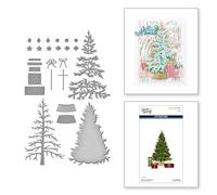 Spellbinders Classic Christmas Tree Etched Dies from The Timeless Trees Collection by Simon Hurley