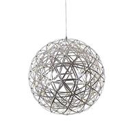 Classic Chrome Metal Chandelier, Warm White LED for Kitchen Island Dining Room