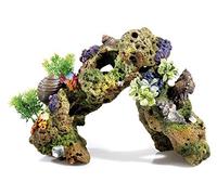 CLASSIC CLASIC Lava Rock with Plant & Air Aquarium Ornament 320mm