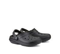 Classic Clogs with Faux Fur Lining Black