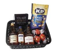 Classic Cognac & Brandy Miniature Gift Trio Basket |Gift Hamper| Cognac Gift | Alcohol Gift | For Her | Adult Gifts (You are definitely one of a kind)