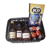 Classic Cognac & Brandy Miniature Gift Trio Basket |Gift Hamper| Cognac Gift | Alcohol Gift | For Her | Adult Gifts (When nights are cold)