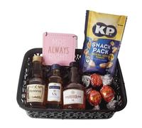 Classic Cognac & Brandy Miniature Gift Trio Basket |Gift Hamper| Cognac Gift | Alcohol Gift | For Her | Adult Gifts (Mrs always right)