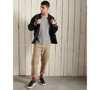 Classic collar T-shirt Superdry V en coton bio Gris S