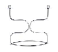 Classic Collection Candlesticks candelabra duet Nickel-plated brass