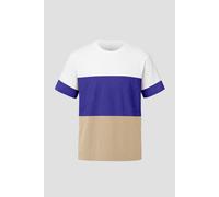 Classic Colour Block Short Sleeve T-shirt Enorsia Blue XL