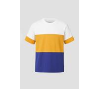 Classic Colour Block Short Sleeve T-shirt Enorsia Yellow XXL
