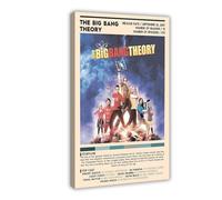 Classic Comedy Style The Big Bang Theory TV Show Poster (10) Canvas Poster Bedroom Decor Sports Landscape Office Room Decor Gift Frame-style 08x12inch(20x30cm)
