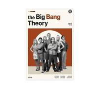 Classic Comedy Style The Big Bang Theory TV Show Poster (19) Canvas Poster Bedroom Decor Sports Landscape Office Room Decor Gift Unframe-style 12x18inch(30x45cm)