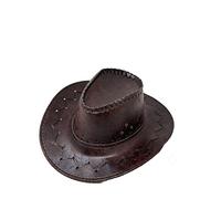 Classic Comfort Cowboy Hat Suede Cowboy Hat Wide Brim Western Cowboy Hats Authentic Gunslinger Hat Felt Cowboy Hat for Men Women(Colour-11-One Size)