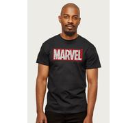 Classic Comic Book Marvel Logo T-Shirt Marvel Black S