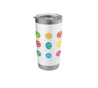 Classic Composers Classical Music Musical Notes Stainless Steel Insulated Tumbler