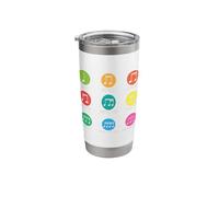 Classic Composers Classical Music Musical Notes Stainless Steel Insulated Tumbler